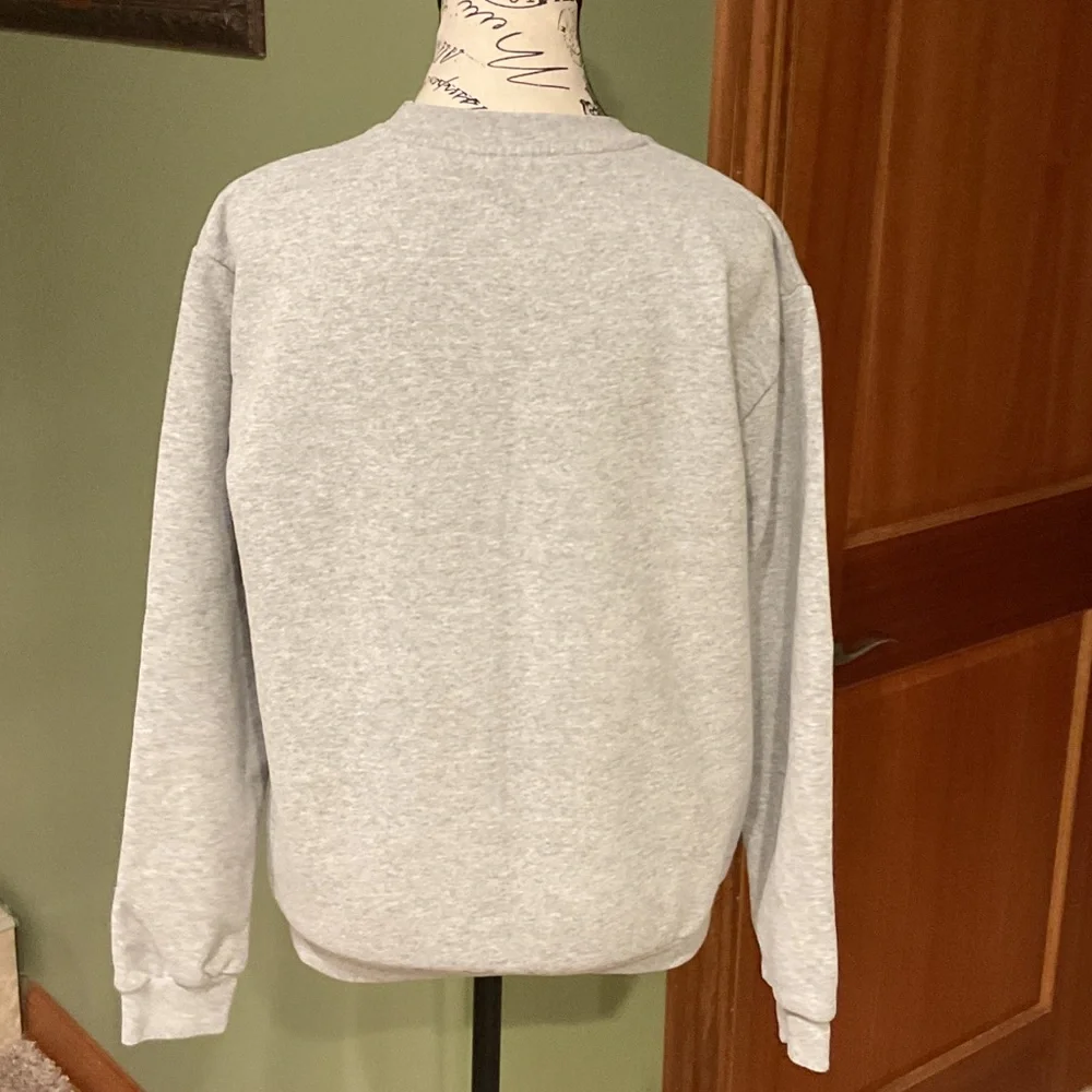 Rad Gray Sweater with Pink Pineapple Design, Size M - Picture 4 of 5